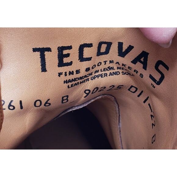 Tecovas Women’s Size 6B The Daisy Boots in Caramel Leather Heeled Western - Picture 3 of 16